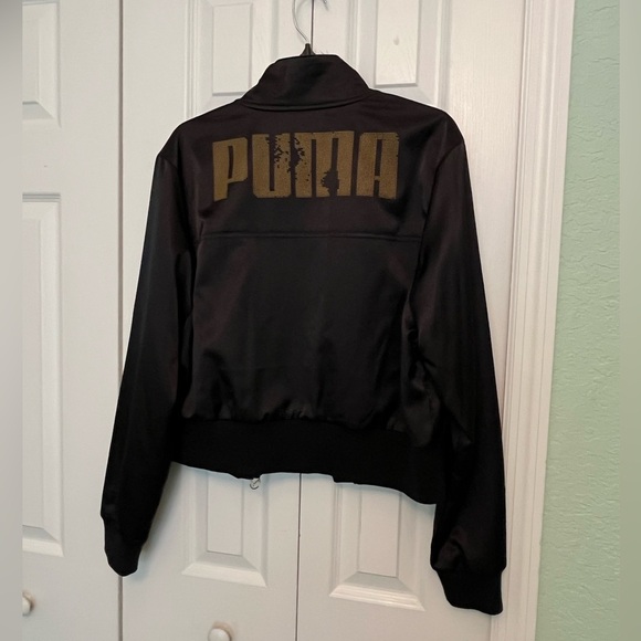 Puma Black Bomber Jacket - Picture 7 of 8